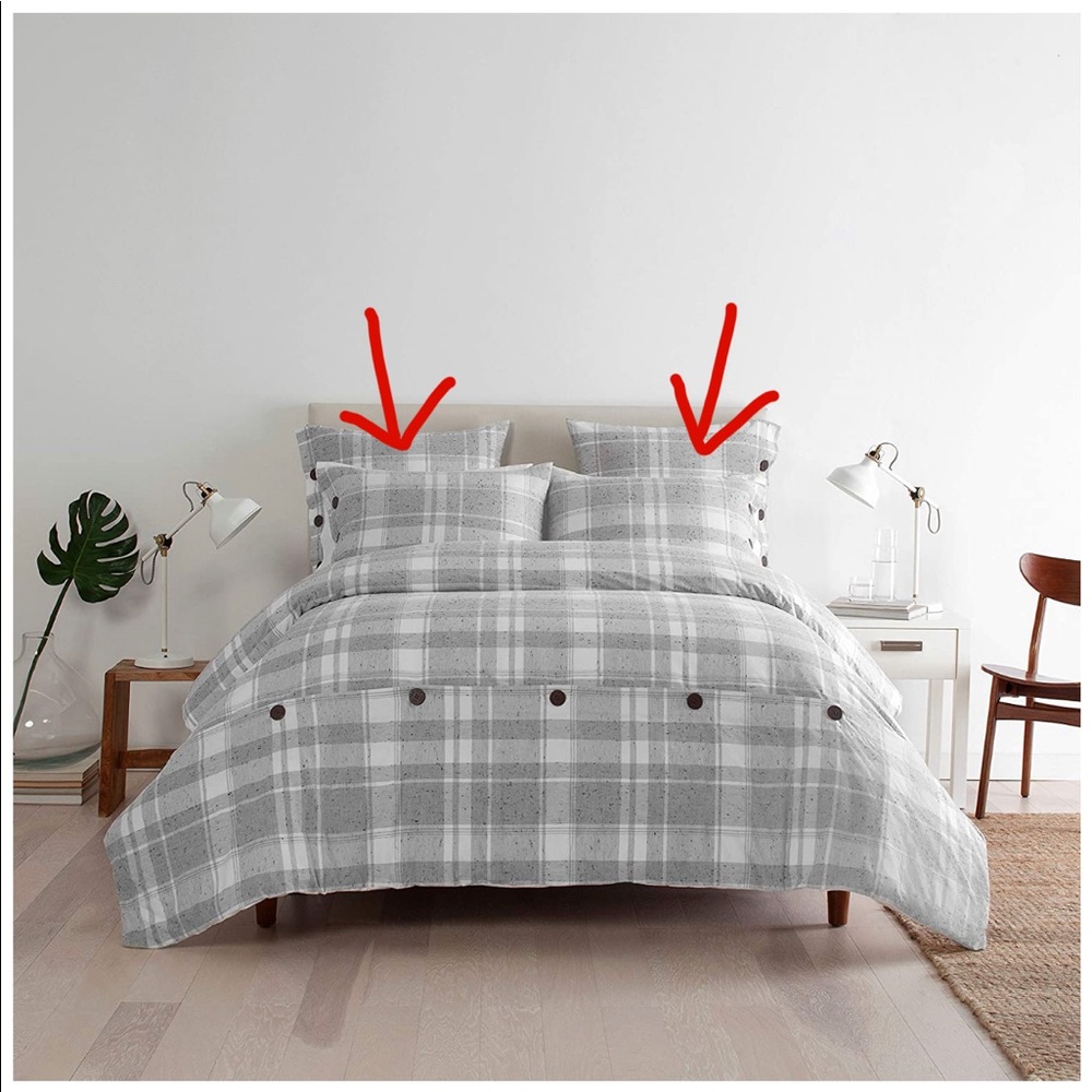 UGG Hyland Plaid Euro Pillow Sham